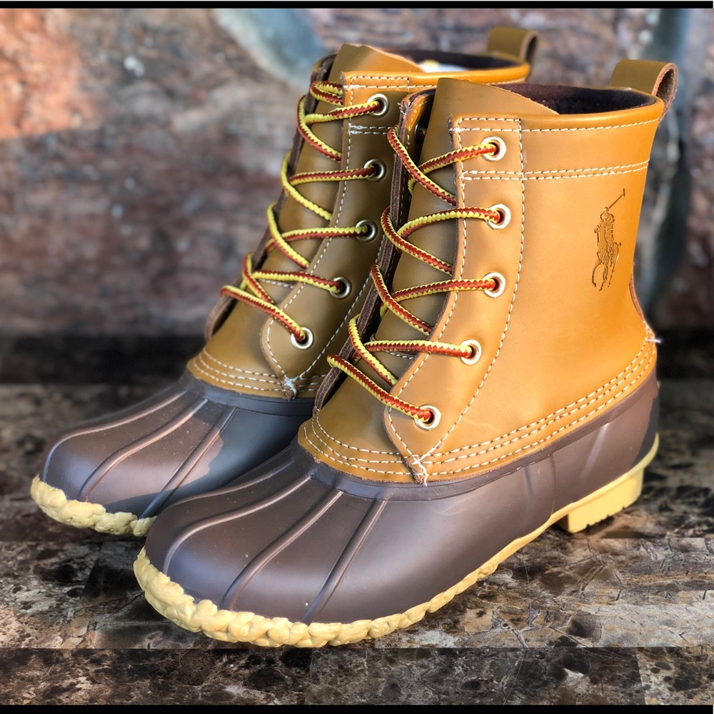 NEW Polo Ralph Lauren Little Boys Ewan Duck Boots - Picture 2 of 14